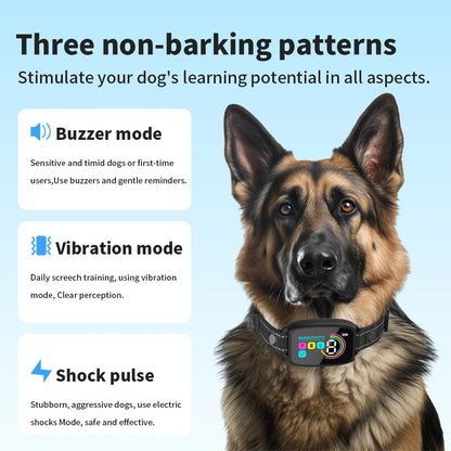 Slimme Anti-blafband voor Honden – Met LCD-display, Oplaadbaar & Waterdicht