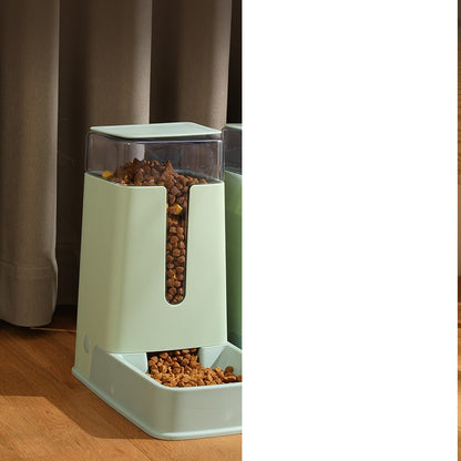Automatische Voer- & Waterdispenser – Dubbele Kom met 3.5L Reservoir