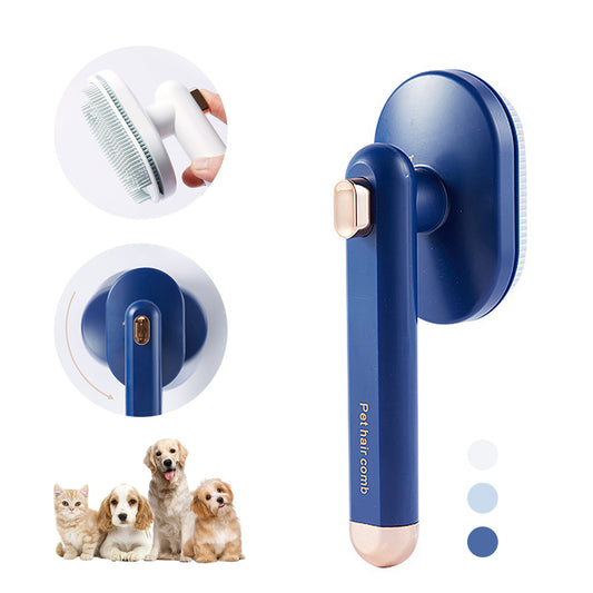 Zelfreinigende Huisdierborstel – Voor Katten & Honden, Anti-verharing en Massage – afbeelding 1