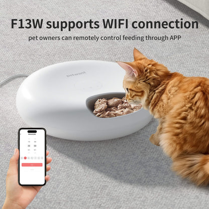 Donut Frost WiFi Automatische Voerbak – Slim Voeren via App & IJskoeling