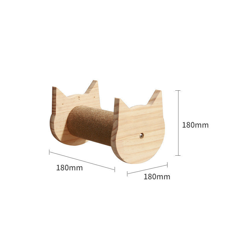 Kattenklimrek voor aan de Muur – Massief Hout, Modulair en Stijlvol