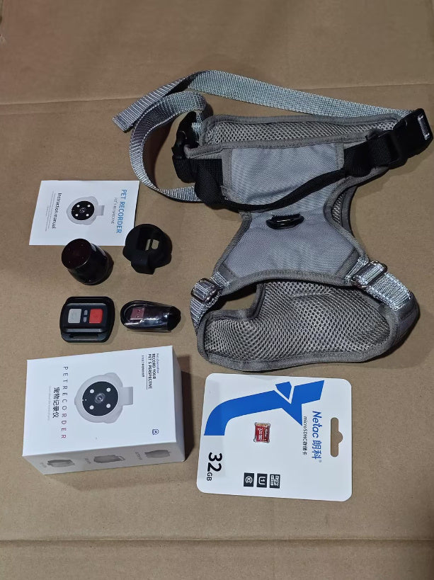 GPS Huisdiercamera met Bewegingssensor – 170° Breedbeeld, Video-opname & Volgsysteem