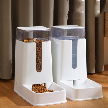 Automatische Voer- & Waterdispenser – Dubbele Kom met 3.5L Reservoir