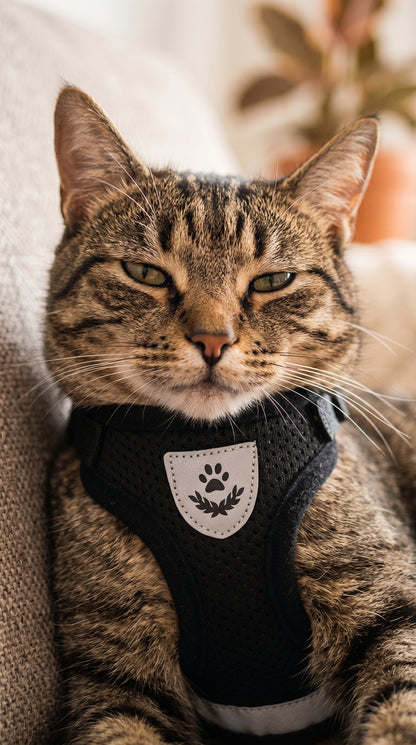 Katten Harnas met Lijn – gebruik