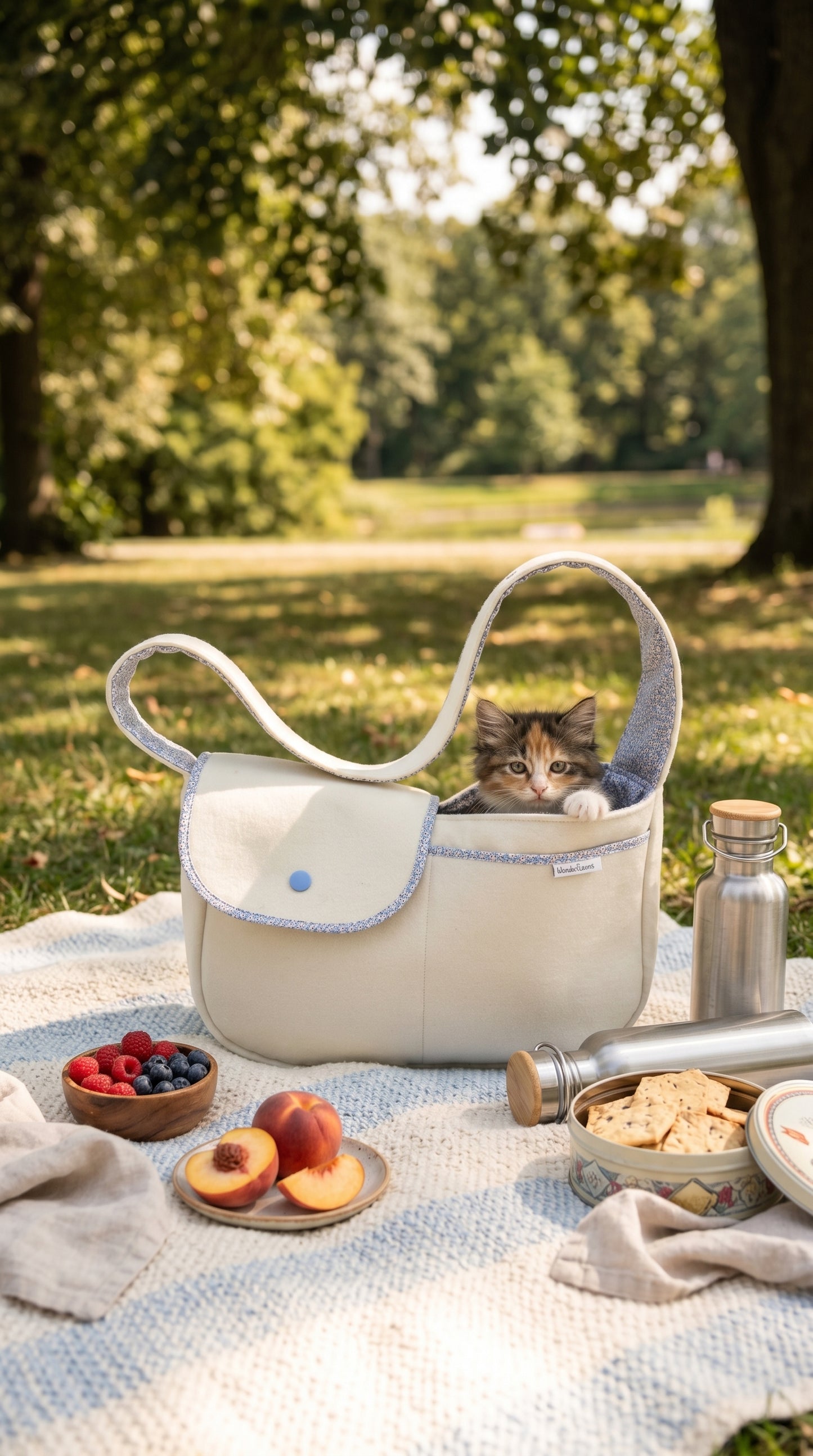 Draagbare Kattenreistas – Lichtgewicht & Stijlvol voor Onderweg – productfoto