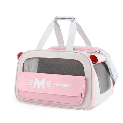 Draagbare Crossbody Reistas voor Katten – Ademend, Licht en Ruim