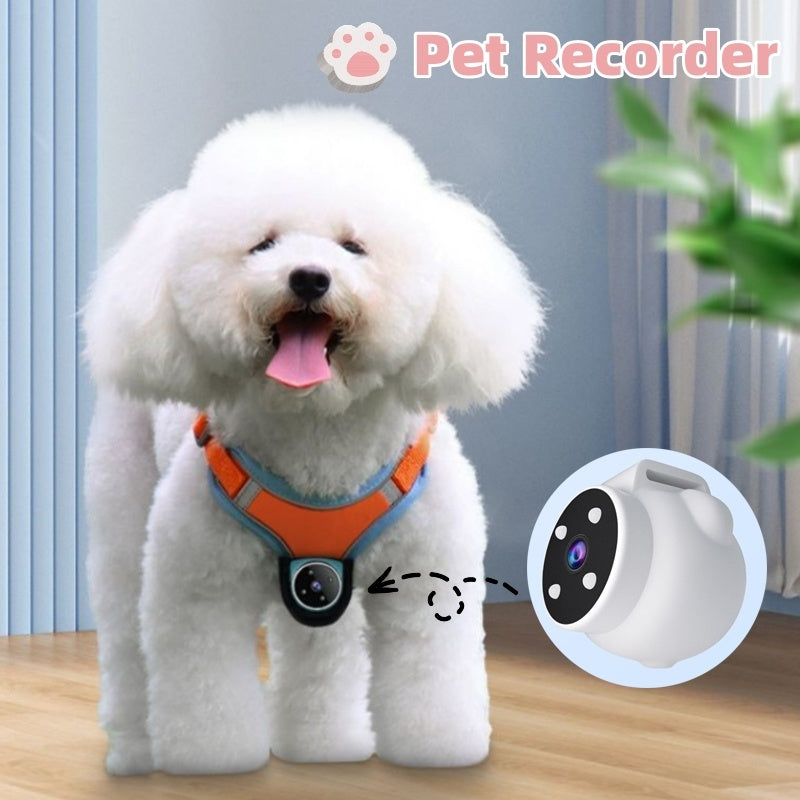 GPS Huisdiercamera met Bewegingssensor – 170° Breedbeeld, Video-opname & Volgsysteem