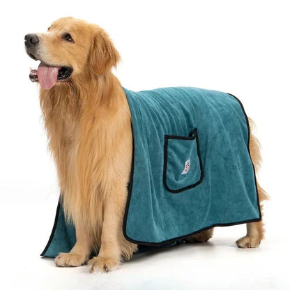 Water absorberende Badjas-Handdoek voor Honden