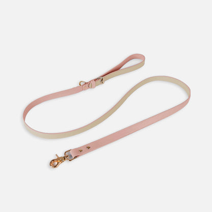 Leren Borsttuigje met Lijn voor Kleine en Middelgrote Huisdieren