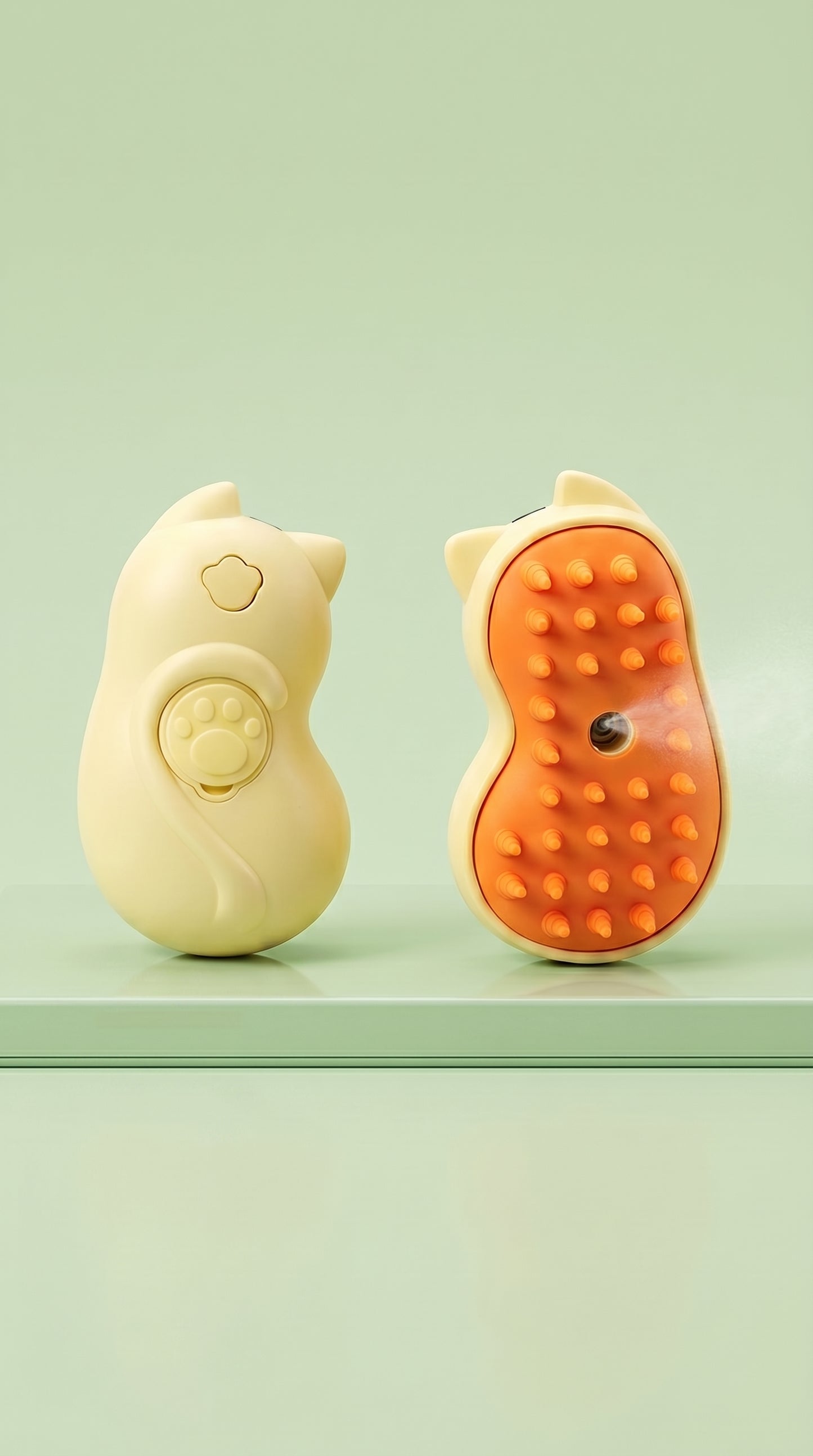 3-in-1 Stoomborstel voor Katten & Honden – Ontwarren, Reinigen & Masseren – afbeelding 1
