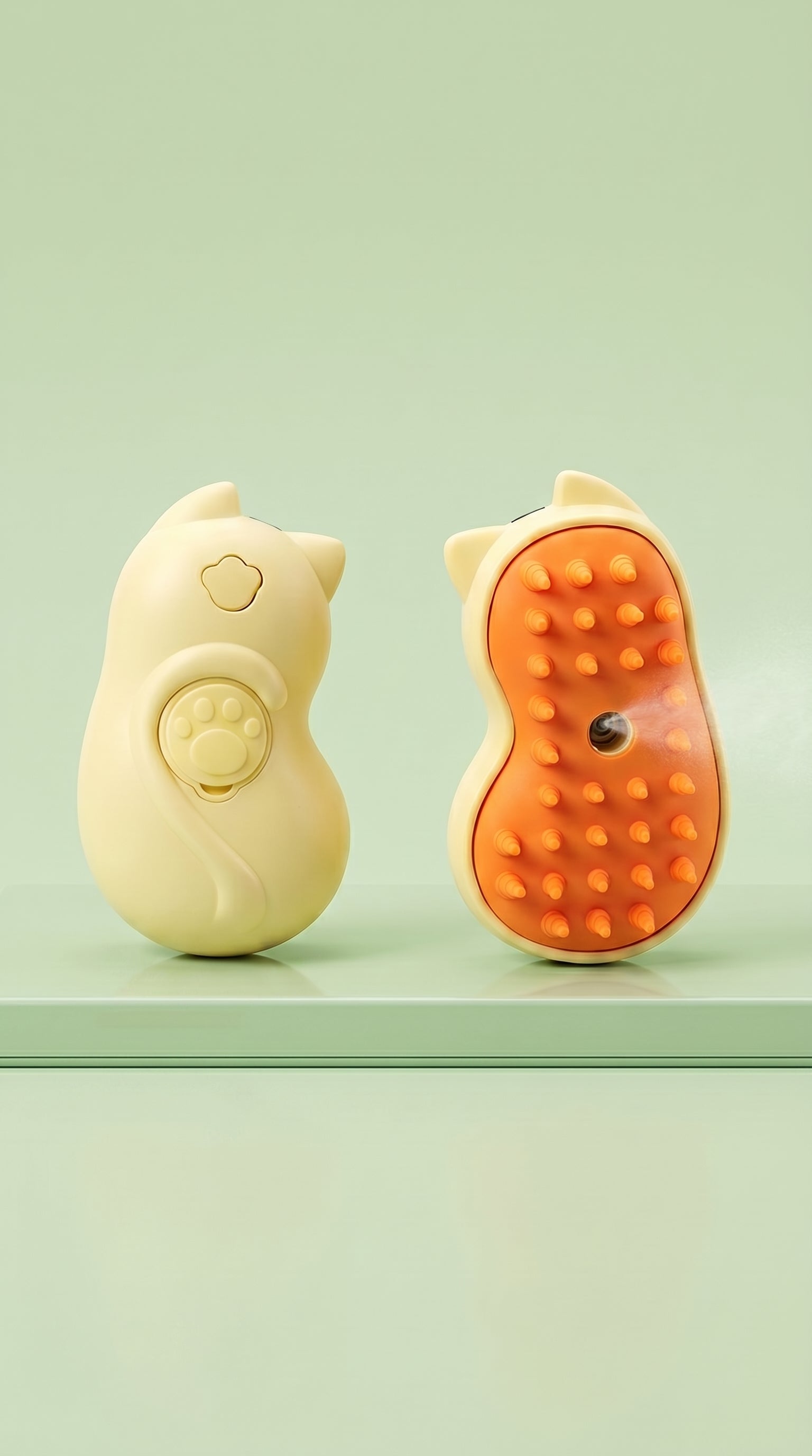 3-in-1 Stoomborstel voor Katten & Honden – Ontwarren, Reinigen & Masseren – afbeelding 1