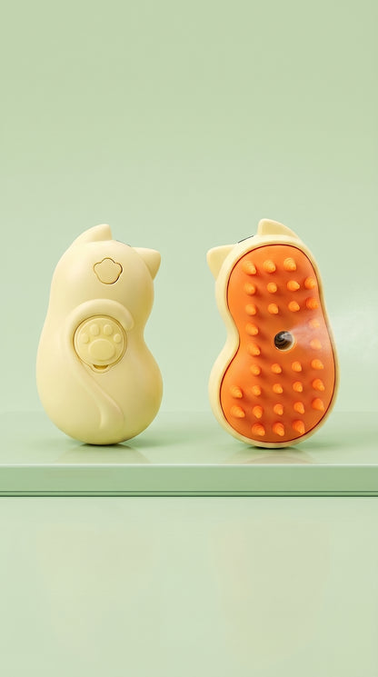 3-in-1 Stoomborstel voor Katten & Honden – Ontwarren, Reinigen & Masseren – afbeelding 1