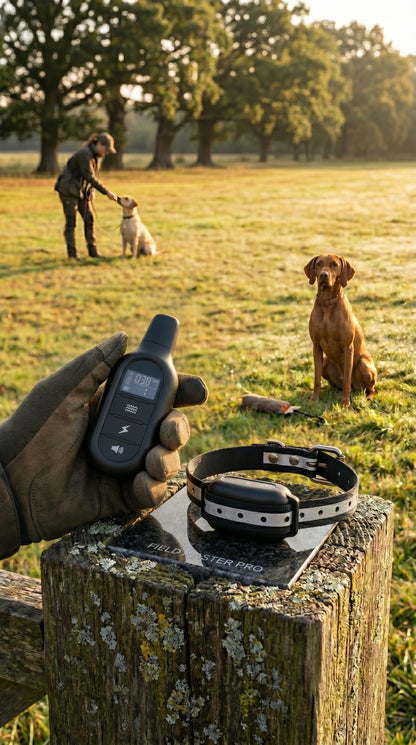 Afstandsbediende Trainingshalsband voor Honden – Met Trilling en Schokfunctie – zijaanzicht