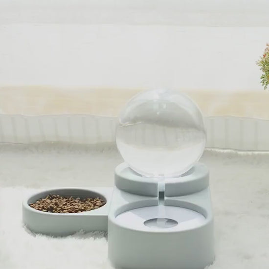 Cat Dog Feeder Fountain Bubble Large