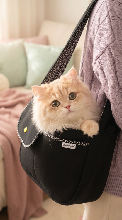 Draagbare Kattenreistas – Lichtgewicht & Stijlvol voor Onderweg – vooraanzicht
